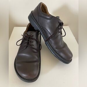 Men’s Footprints Birkenstock Brown Leather  Lace Up Ortho Shoes  EU 43 10 - 10.5